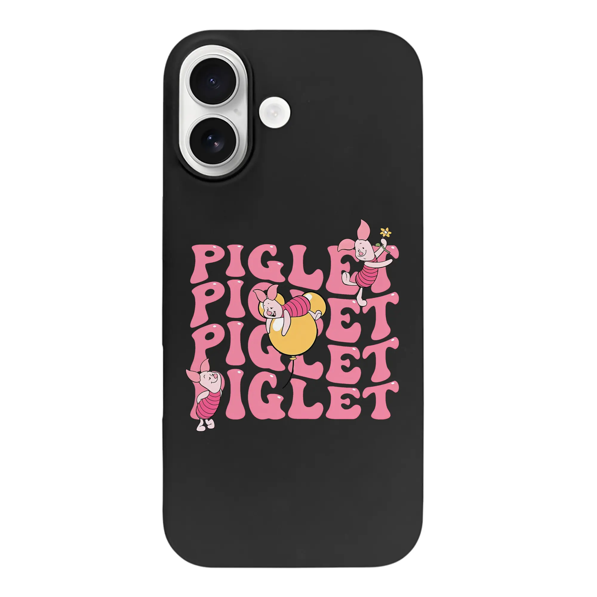 プーさん グッズ ピグレット - iPhone 17 シリーズ シリコンケース 薄型 耐衝撃 指紋防止 ソフトタッチカバー 精密フィット 傷防止 保護ケース iPhone 17/17 Air/17 Pro/17 Pro Max 対応